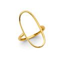 14K Yellow Gold Fancy CZ & Mother's Ring - RG3010