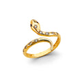 14K Yellow Gold Butterfly, Animal & Lucky Ring - RG3024