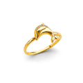 14K Yellow Gold Butterfly, Animal & Lucky Ring - RG3026