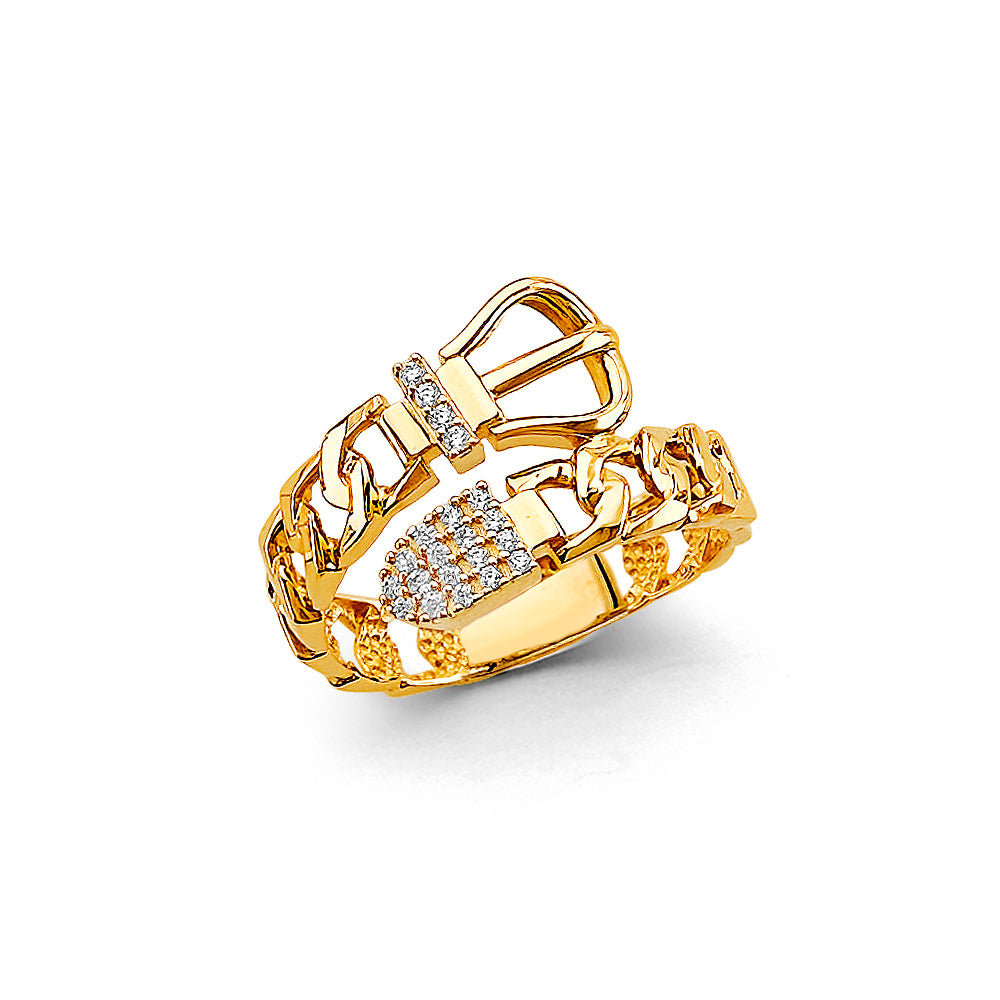 14K Yellow Gold Butterfly, Animal & Lucky Ring - RG3033