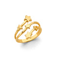 14K Yellow Gold Religious, 15 Años & Crown Ring - RG3040