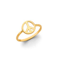14K Yellow Gold Religious, 15 Años & Crown Ring - RG3047