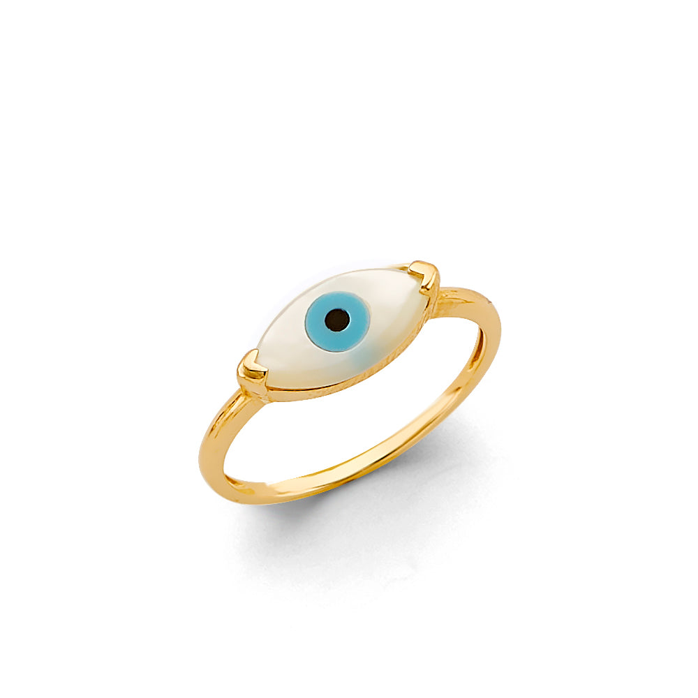 14K Yellow Gold Religious, 15 Años & Crown Ring - RG3057