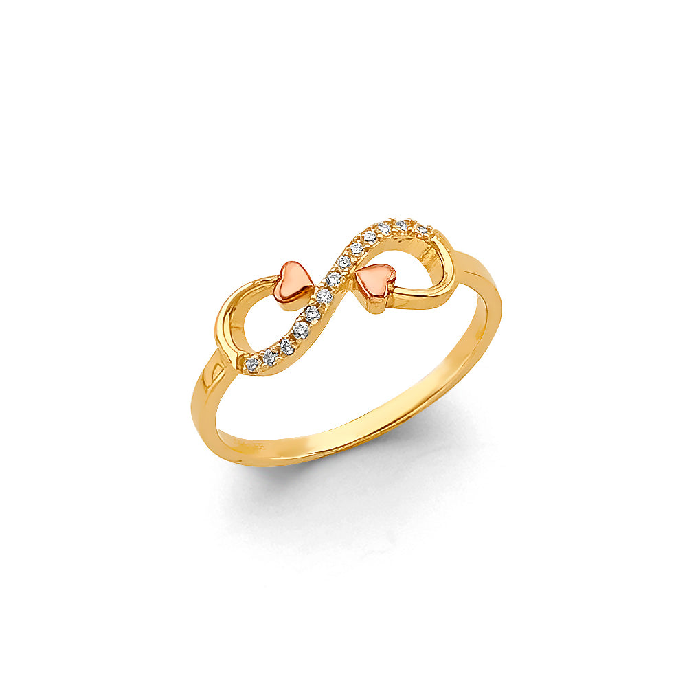 14K Yellow Gold Religious, 15 Años & Crown Ring - RG3061