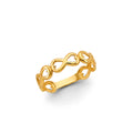 14K Yellow Gold Religious, 15 Años & Crown Ring - RG3063