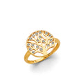 14K Yellow Gold Religious, 15 Años & Crown Ring - RG3066