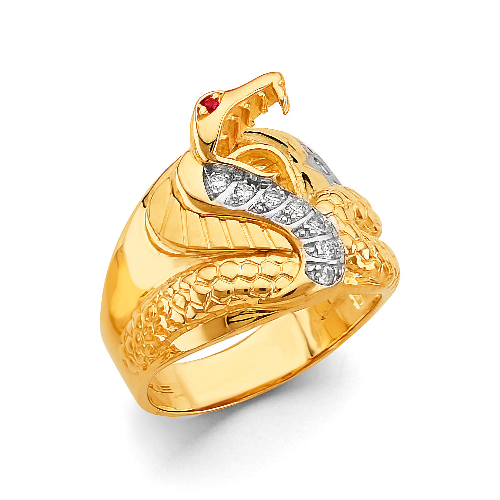 14K Yellow Gold Men's, Signet & Nugget Ring - RG3083