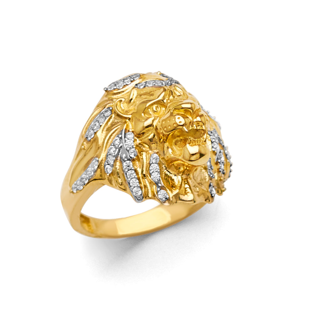 14K Yellow Gold Men's, Signet & Nugget Ring - RG3088