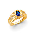 14K Yellow Gold Men's, Signet & Nugget Ring - RG3155