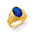 14K Yellow Gold Men's, Signet & Nugget Ring - RG3157