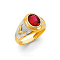 14K Yellow Gold Men's, Signet & Nugget Ring - RG3159