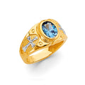 14K Yellow Gold Men's, Signet & Nugget Ring - RG3160