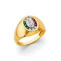 14K Yellow Gold Men's, Signet & Nugget Ring - RG3163