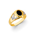 14K Yellow Gold Men's, Signet & Nugget Ring - RG3164