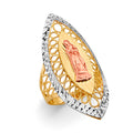 14K Yellow Gold Religious, 15 Años & Crown Ring - RG3165