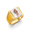 14K Yellow Gold Men's, Signet & Nugget Ring - RG3172