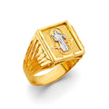 14K Yellow Gold Men's, Signet & Nugget Ring - RG3174