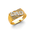 14K Yellow Gold Men's, Signet & Nugget Ring - RG3182