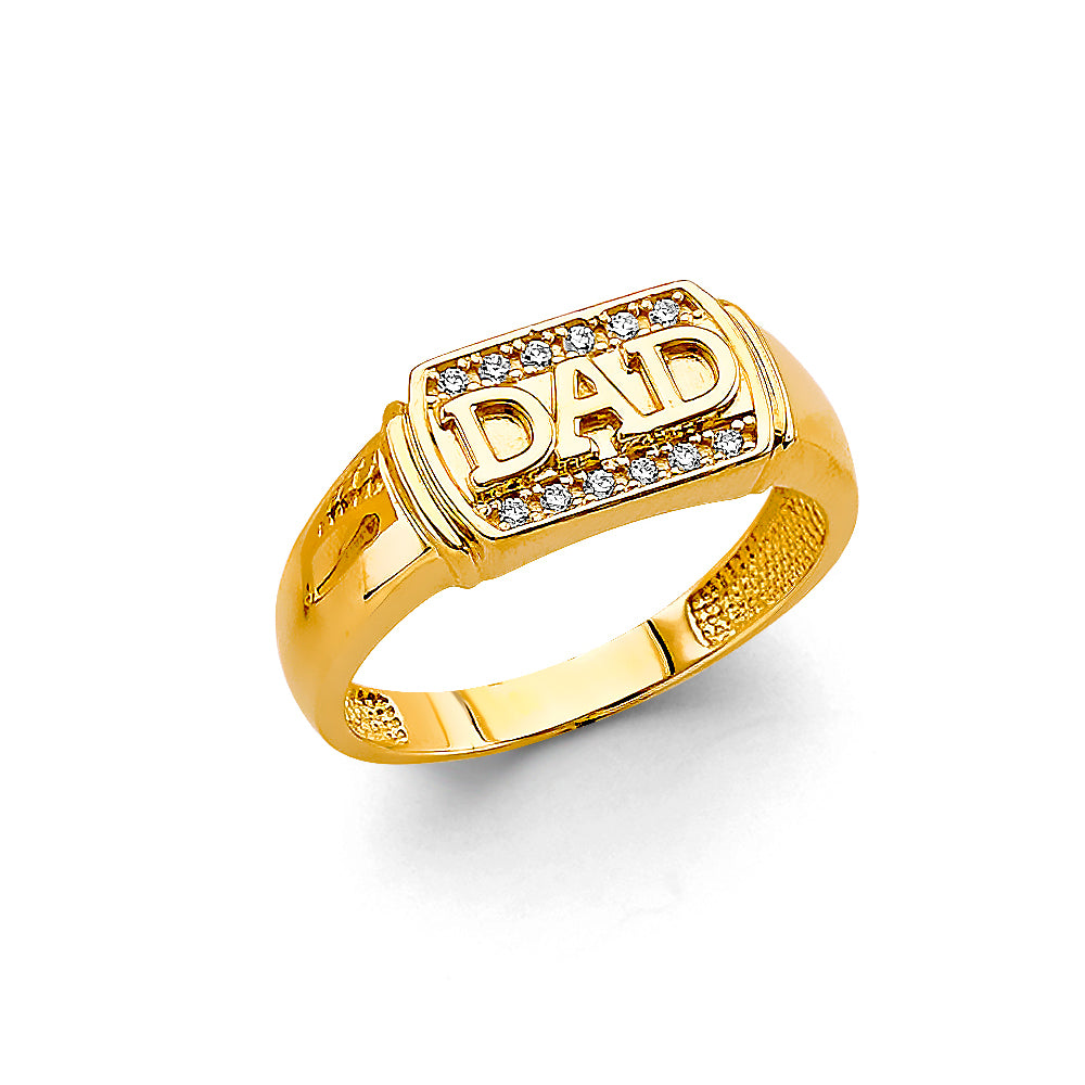 14K Yellow Gold Men's, Signet & Nugget Ring - RG3186