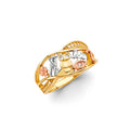 14K Yellow Gold Butterfly, Animal & Lucky Ring - RG3233