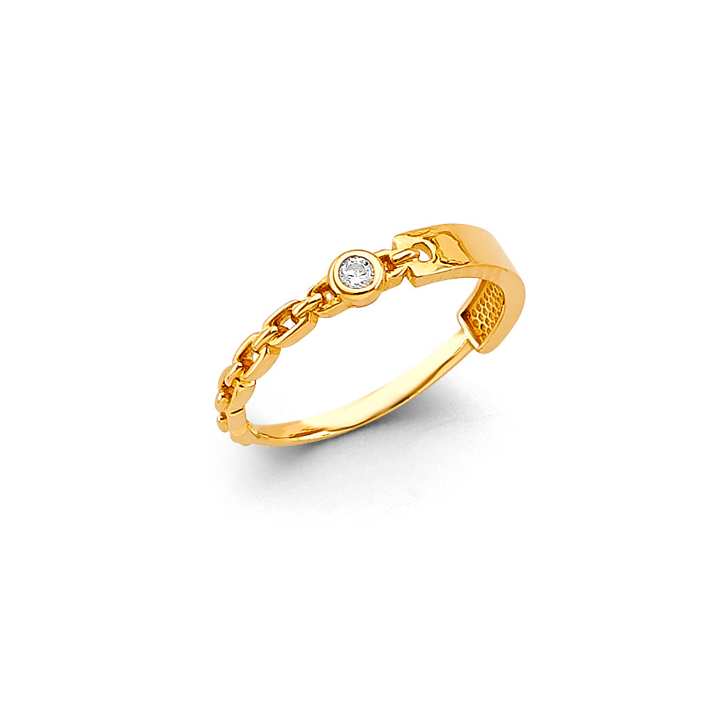 14K Yellow Gold Fancy Assorted & 7 Day Ring - RG3253