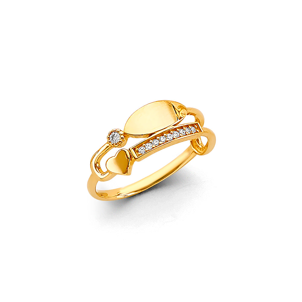14K Yellow Gold Fancy Assorted & 7 Day Ring - RG3256