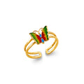 14K Yellow Gold Toe Ring - RG3261