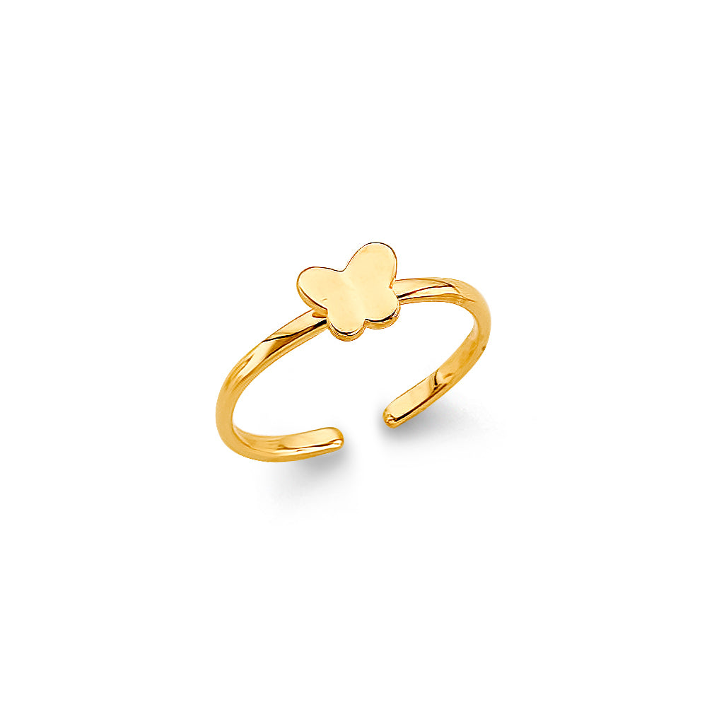 14K Yellow Gold Toe Ring - RG3262