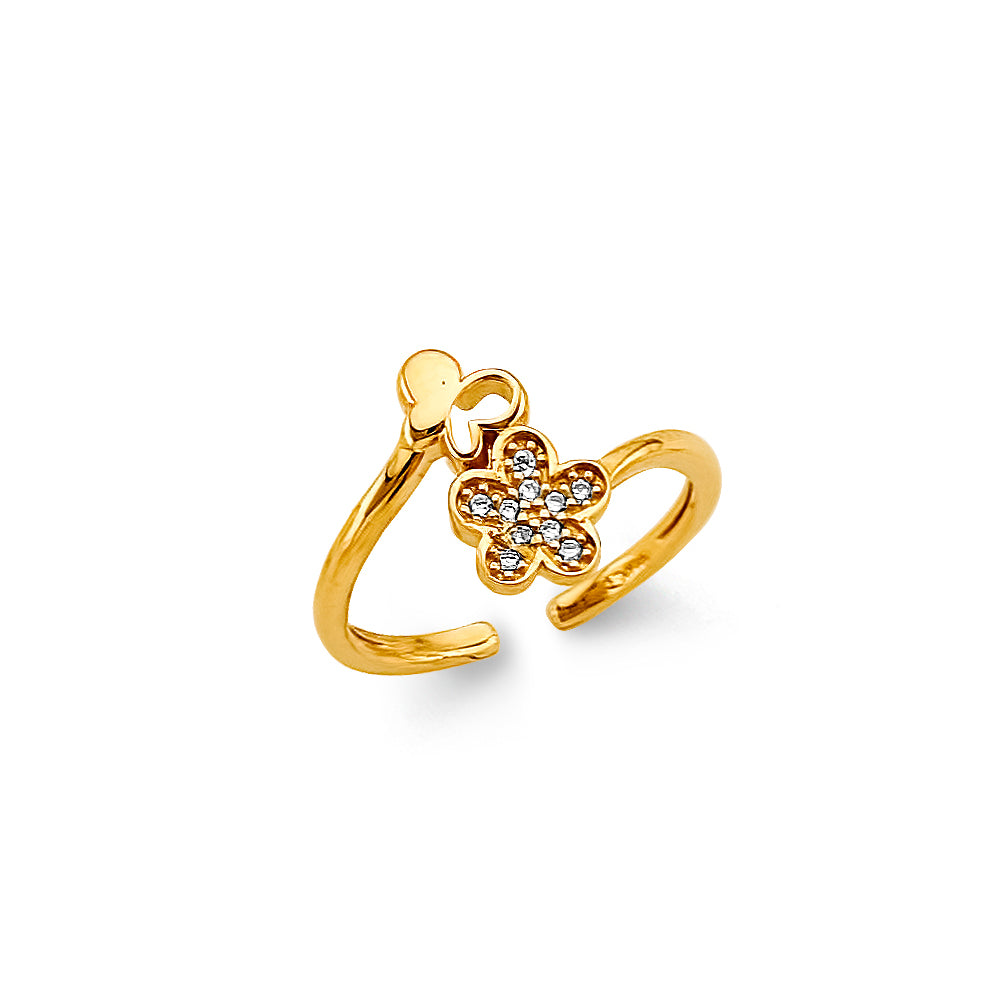 14K Yellow Gold Toe Ring - RG3263