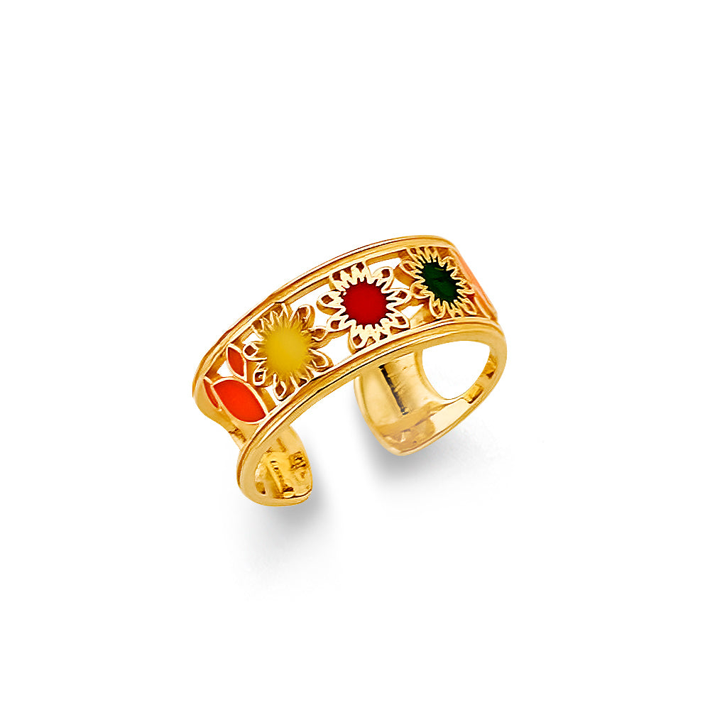 14K Yellow Gold Toe Ring - RG3265
