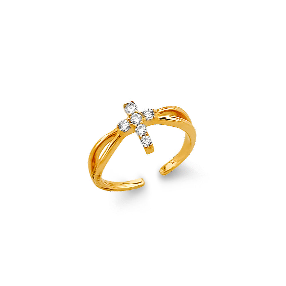 14K Yellow Gold Toe Ring - RG3268