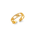 14K Yellow Gold Toe Ring - RG3270