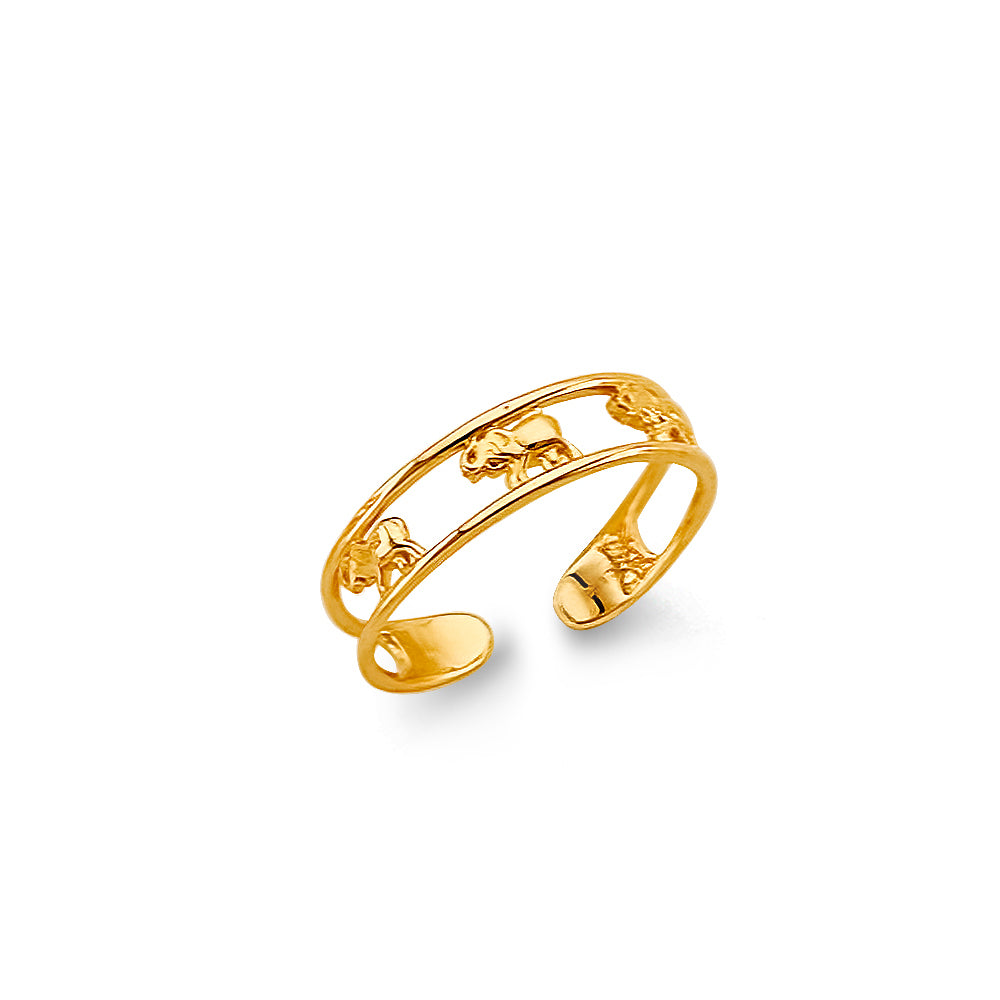 14K Yellow Gold Toe Ring - RG3270