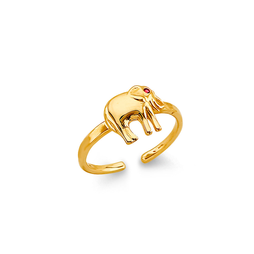 14K Yellow Gold Toe Ring - RG3271