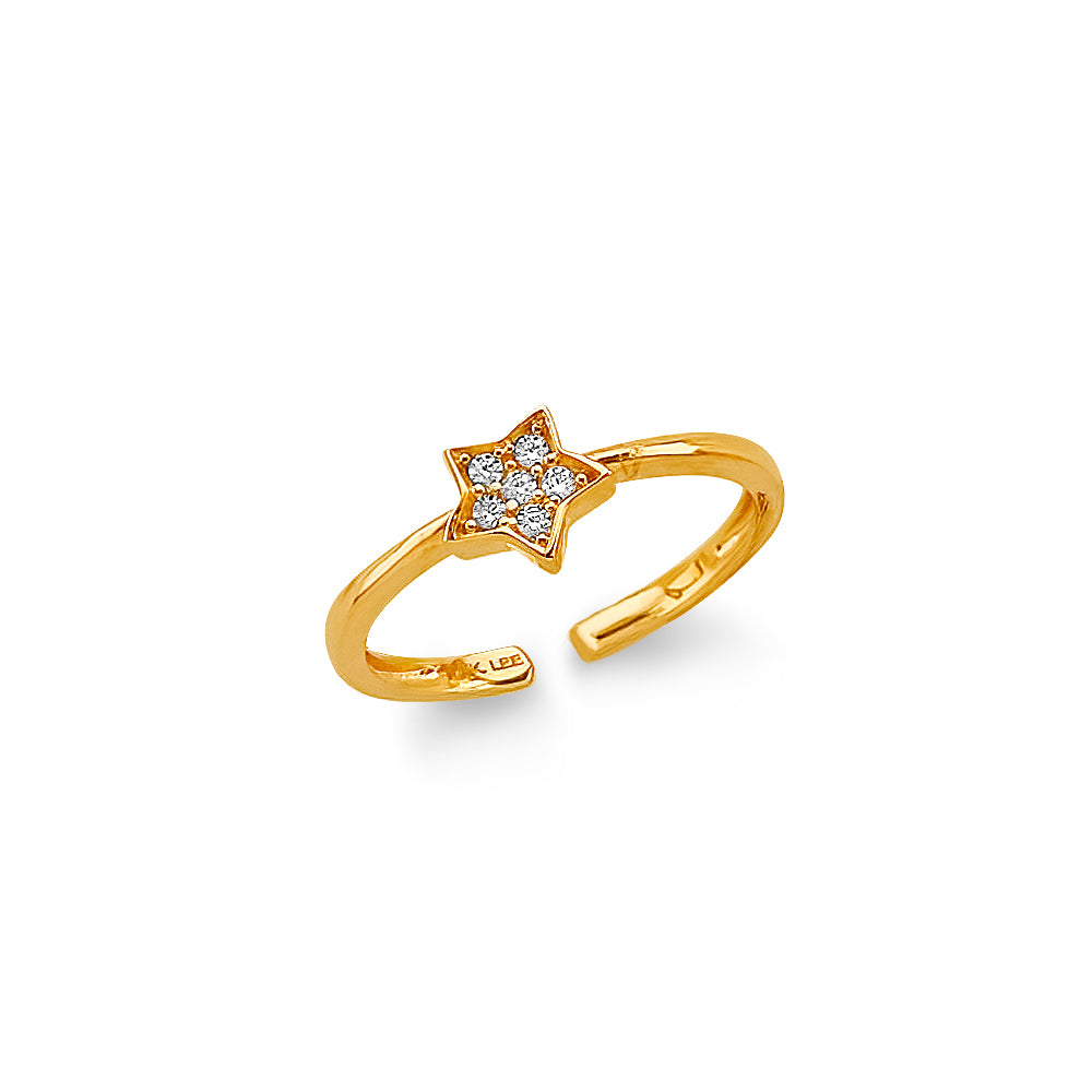 14K Yellow Gold Toe Ring - RG3284