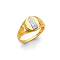 14K Yellow Gold Religious, 15 Años & Crown Ring - RG3290