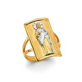 14K Yellow Gold Religious, 15 Años & Crown Ring - RG3292