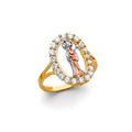 14K Yellow Gold Religious, 15 Años & Crown Ring - RG3300