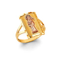 14K Yellow Gold Religious, 15 Años & Crown Ring - RG3301