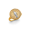 14K Yellow Gold Religious, 15 Años & Crown Ring - RG3303