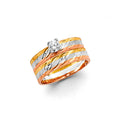 14K Yellow Gold CZ Trio Set - RG3336