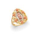 14K Yellow Gold Religious, 15 Años & Crown Ring - RG3339