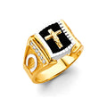 14K Yellow Gold Men's, Signet & Nugget Ring - RG3367