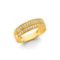 14K Yellow Gold CZ Trio Set - RG3371