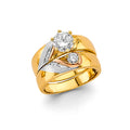 14K Yellow Gold CZ Trio Set - RG3376