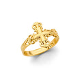 14K Yellow Gold Religious, 15 Años & Crown Ring - RG3378