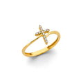 14K Yellow Gold Religious, 15 Años & Crown Ring - RG3381