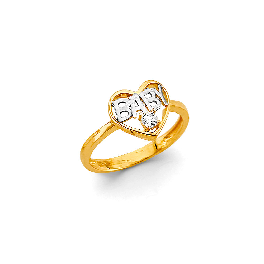 14K Yellow Gold Baby & Junior Ring - RG3394