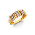 14K Yellow Gold Religious, 15 Años & Crown Ring - RG3409
