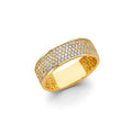 14K Yellow Gold Religious, 15 Años & Crown Ring - RG3411
